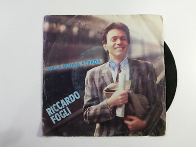RICCARDO FOGLI - Auf dem guten Weg VINYL 7'' 45 LP VINYL 45 UMDREHUNGEN VINYL ITALIENISCH