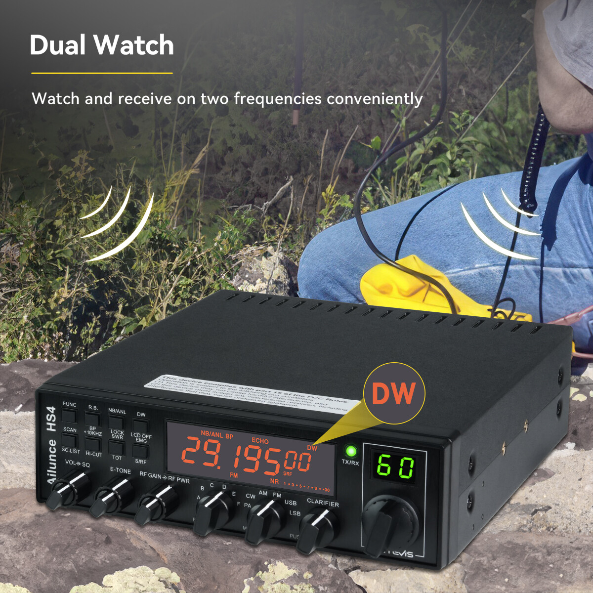 Retevis Ailunce HS4 De 10 Metros Radio, Radioaficionado SSB