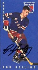 Rod Seiling autographed hockey card 1995 Parkhurst 1964 1965 Tallboys #93