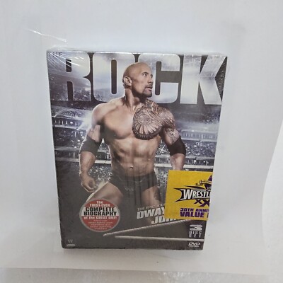 Sealed WWE The Epic Journey of Dwayne The Rock Johnson 3 Disc DVD Set