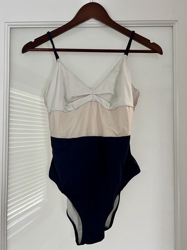 NWT Misses Blue & Brown Lively Bathing Suit, S