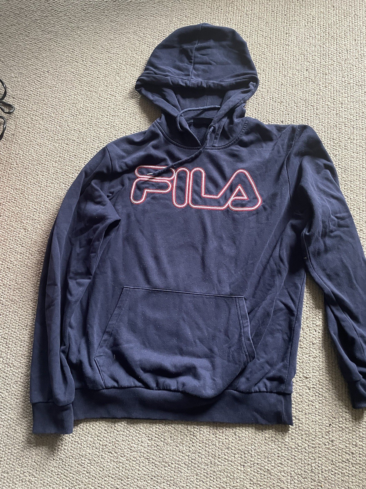 Felpa con cappuccio FILA uomo blu S M