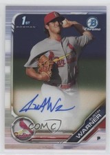 2019 Bowman Chrome Prospects Auto Austin Warner #CPA-AW Auto 1q9