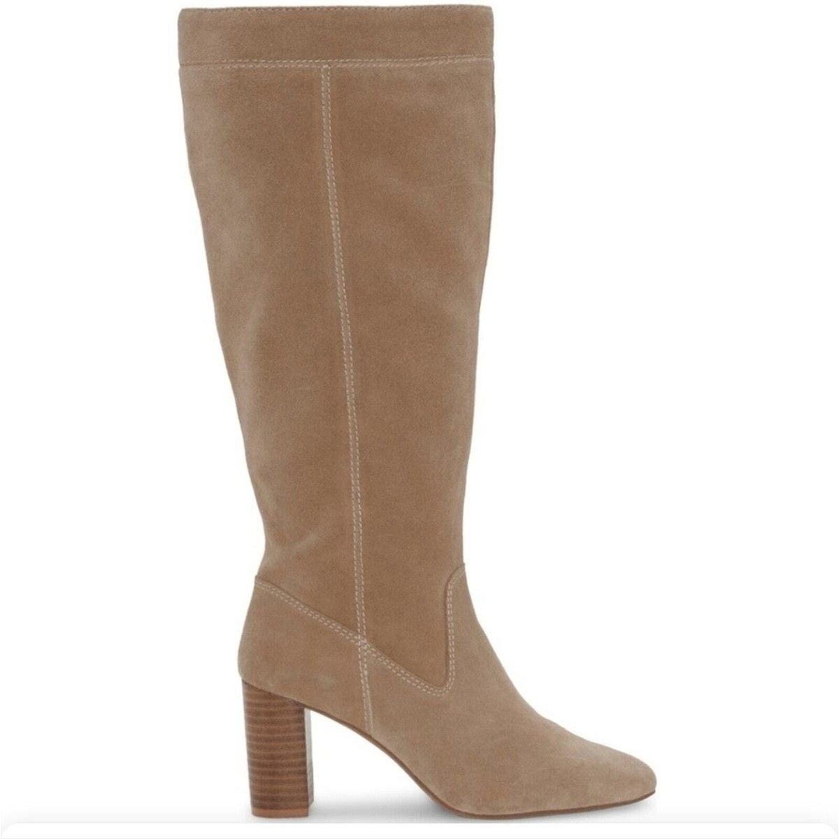 Vince Camuto Lumina Knee High Boots Boho Chic Minimalist Womens 8 Wide Calf New
