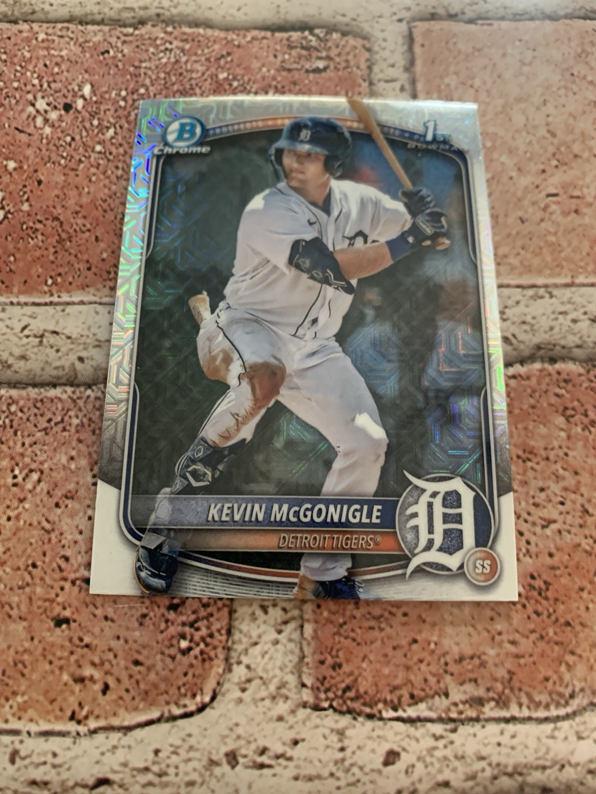 2025 Bowman Chrome #BCP-79 Kevin McGonigle Mega Box Mojo Refractor