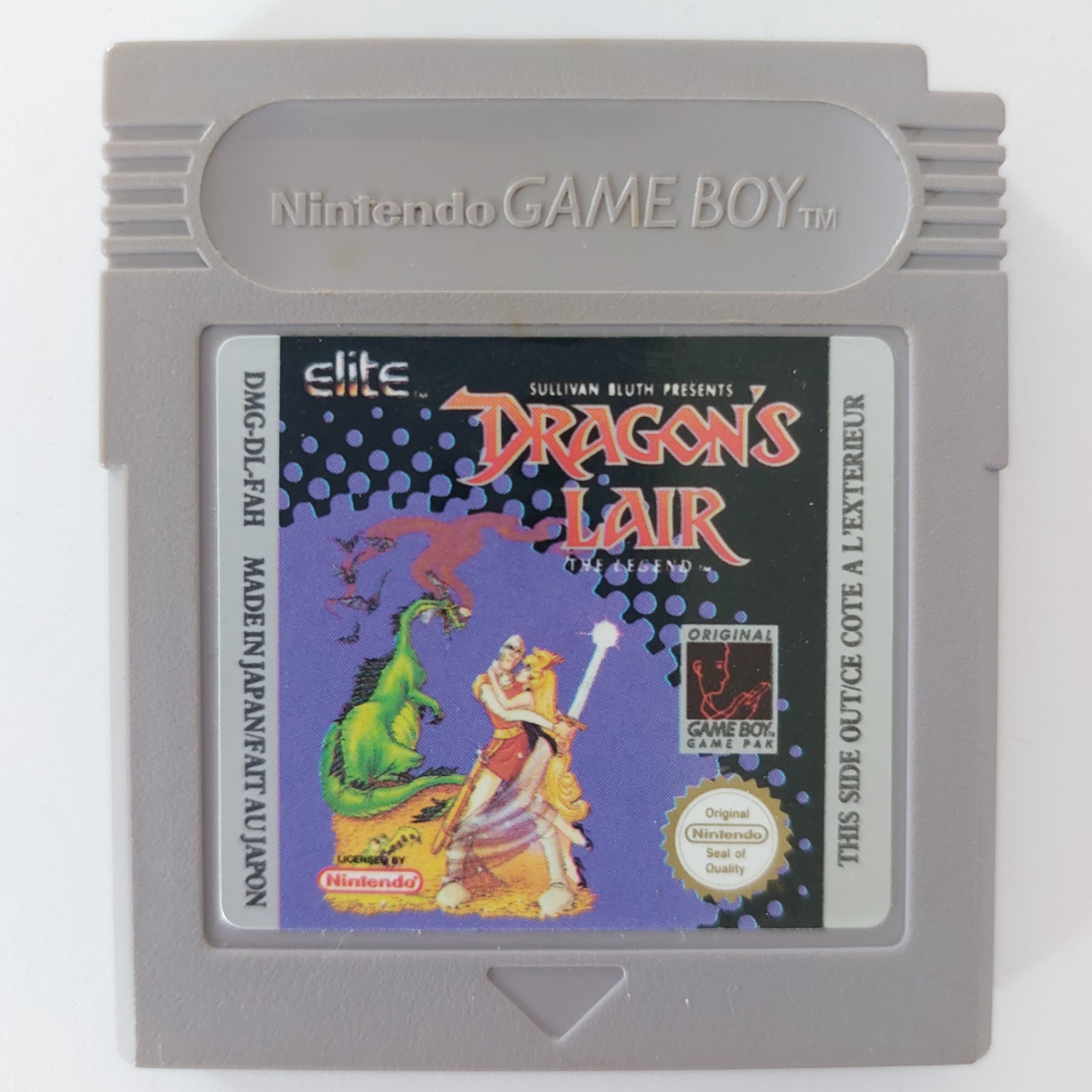 Dragon's Lair - Jeu Nintendo Game Boy - Cartouche seule