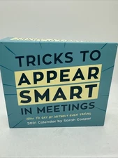 Tricks to Appear Smart in Meetings 2021 Day-to-Day Calendar