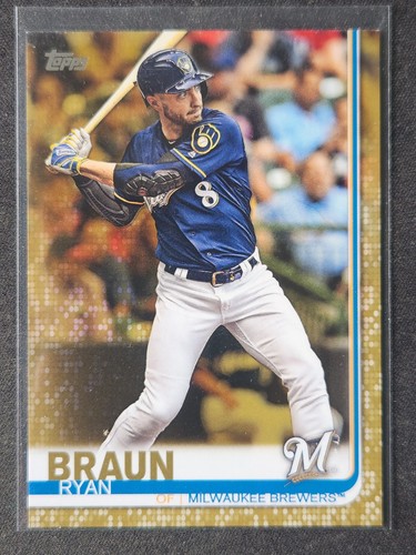Ryan Braun [Gold] #614 2019 Topps card