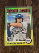 2024 Topps Heritage High Number SP Chrome Addison Barger Rookie RC #/699 🔥