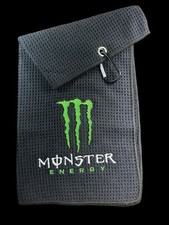 Monster Energy Golf Towel 31k Stitch  8in x 16in 5in Logo