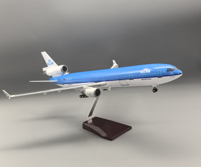 47CM 1:130 KLM McDonnell Douglas MD-11 Aircraft Landing Gear Resin Plane Model