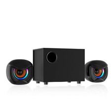 2.1 Computer Speakers, Gaming Stereo System with RGB Subwoofer, Wired USB Pow...