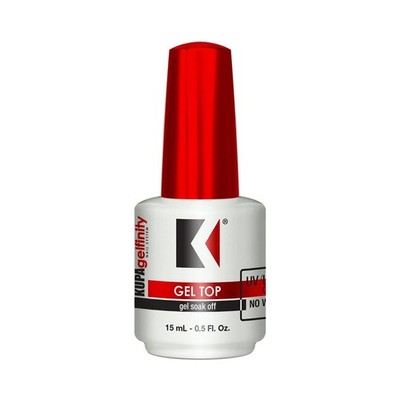 KUPA GelFinity Gel Top Coat Gloss 0.50 Fl Oz (Pack of 1), Glossy 