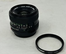 Canon FD 28mm f/2.8 MF Prime Wide Angle Lens w/ UV Filter, Rear Cap. EXCELLENT