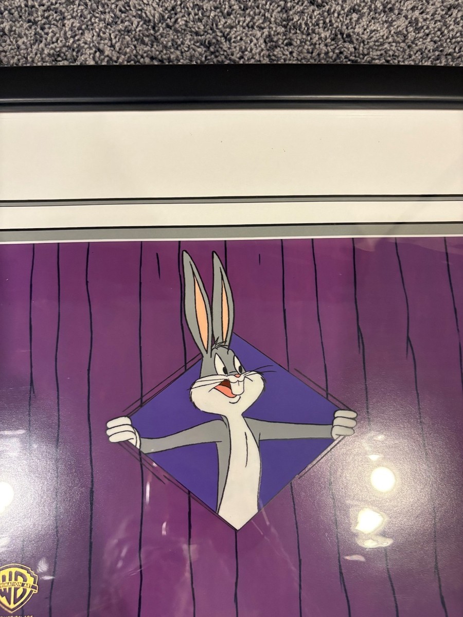 Warner Brothers Animation Cel. Bugs Bunny from 1990 commercial
