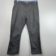 Carhartt Men's Rugged Flex Relaxed Fit Canvas 5-Pocket Work Pant Gray 36x32