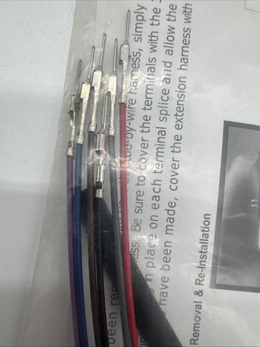 Harley Namz 2120-0246 NTBW-X12 TBW Handlebar Wire Extension Harness 12" New - Picture 3 of 4