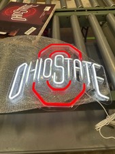 Ohio State Pugna Football Neon Signs for Wall Decor University Team Neon Lights