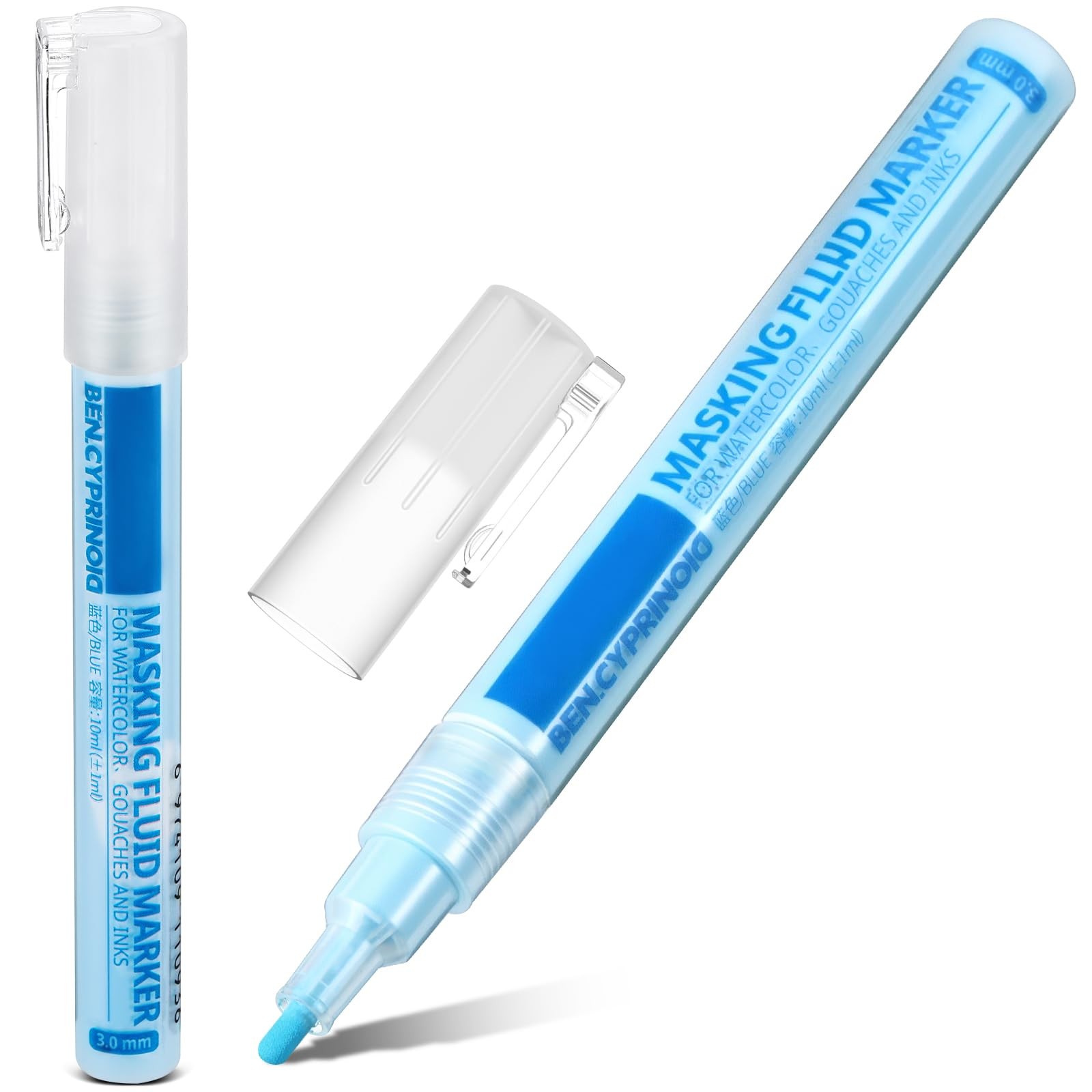 2 Pcs Masking Fluid Pen for Painting, Capacity with Applicat