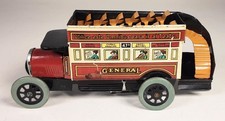 Blechspielzeug, Paya, Bus Generali, Repro, OHNE Schl&uuml;ssel, ca. 17,5 cm, NO Box