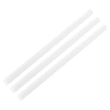 ABS Plastic Rod Round 15 mm x 300mm White for Model Material 3 Pcs