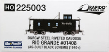 RAPIDO 225003 - D&RGW RIO GRANDE STEEL RIVETED CABOOSE #01408 AS-BUILT