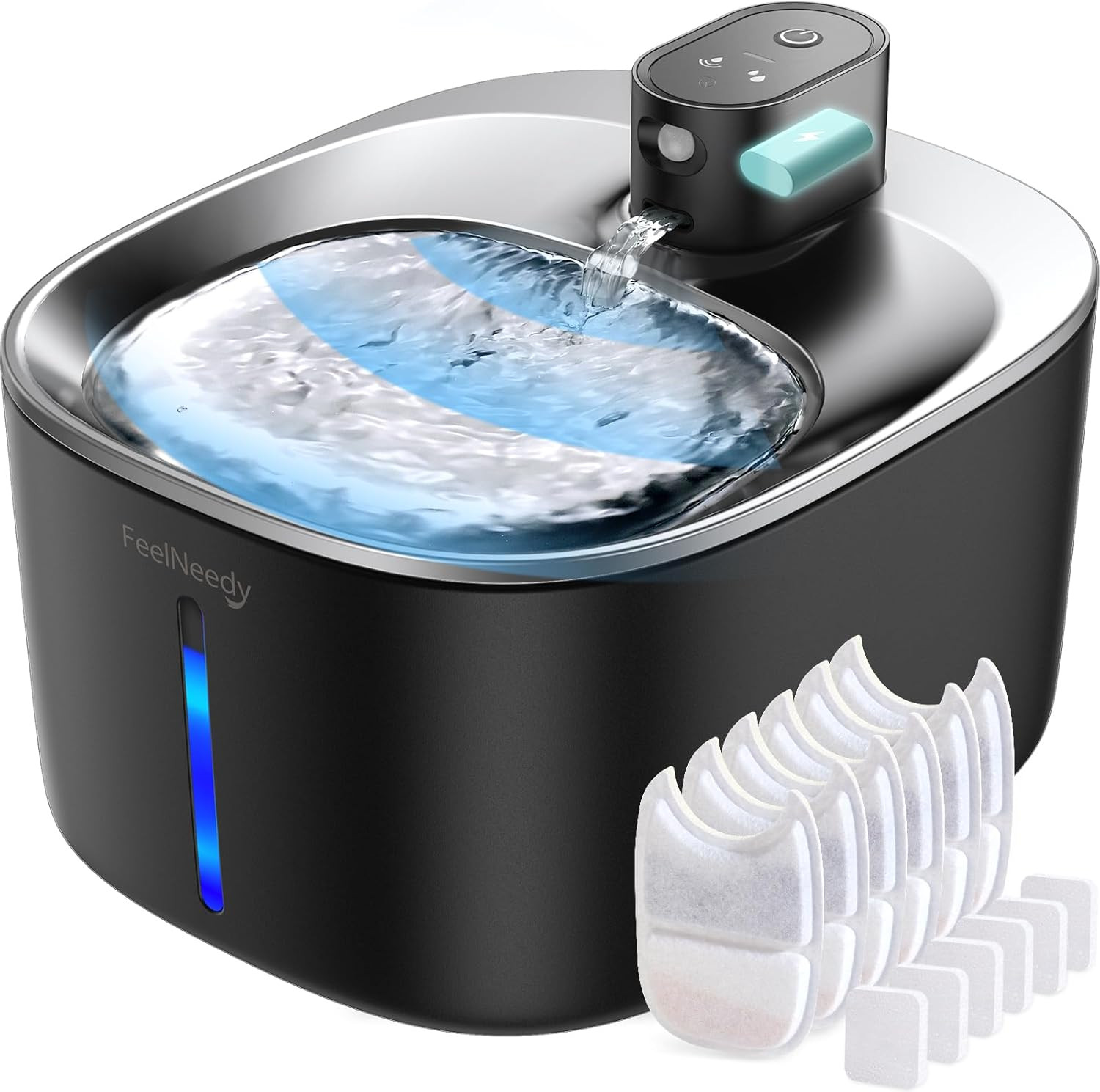 Fontanella Gatti 4L Acciaio Inox Wireless Risparmio Energetico