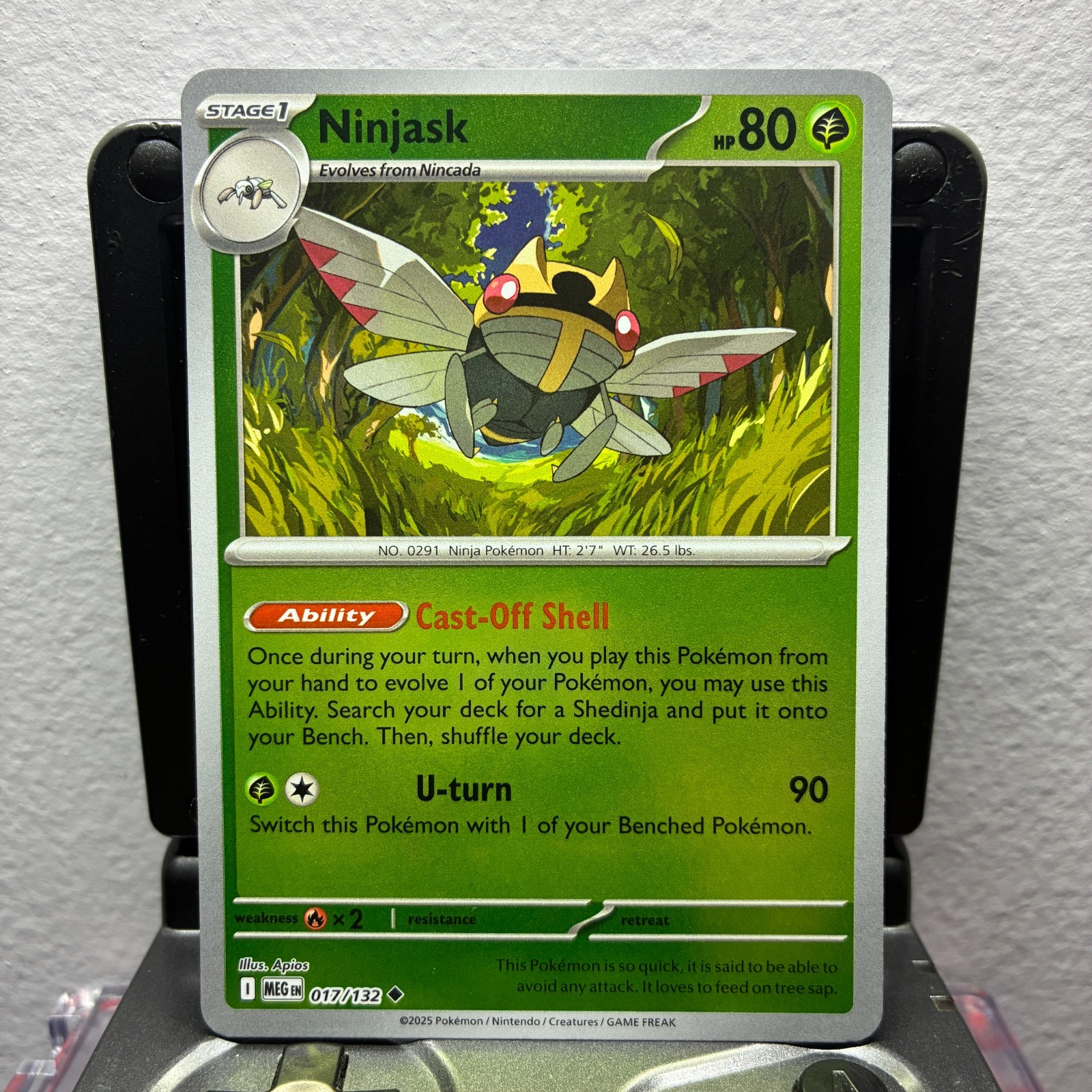 Ninjask 017/132 - Mega Evolution - Uncommon NM