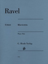 Maurice Ravel Piano Trio Classical Sheet Music Revised Henle Urtext Book