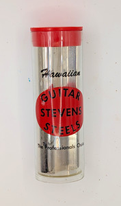 Vintage Stevens Hawaiian Guitar Steel Slide Tone Bar w/ Original Tube AP&M Co