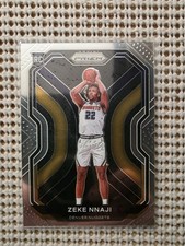 2020-21 Panini Prizm Zeke Nnaji Rookie Card #266 Denver Nuggets Basketball NBA. rookie card picture