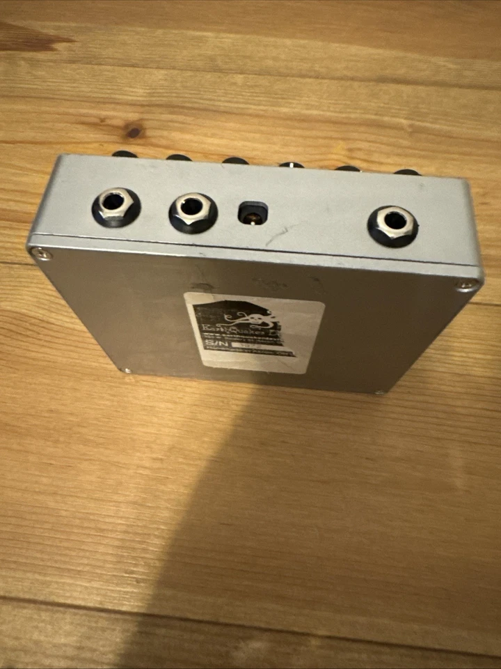 Sunn O Life Pedal V3 Plateado (RARO) Edición Limitada Dispositivos Terremoto Foto 3 de 3