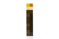 Minecraft Light Up Torch Lamp Official Collectible Perfect for Bedroom Gaming
