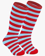 3 Pair Toddler Kids Soccer Socks Soft Cotton Knee High Girls Boys Baseball...