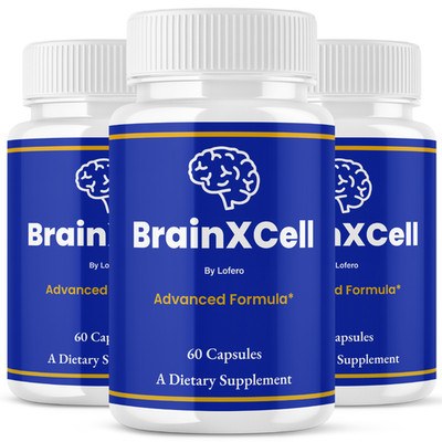 (3 Pack) BrainXCell Cognitive Dietary Supplement, Brainxcell Capsules (180Ct)