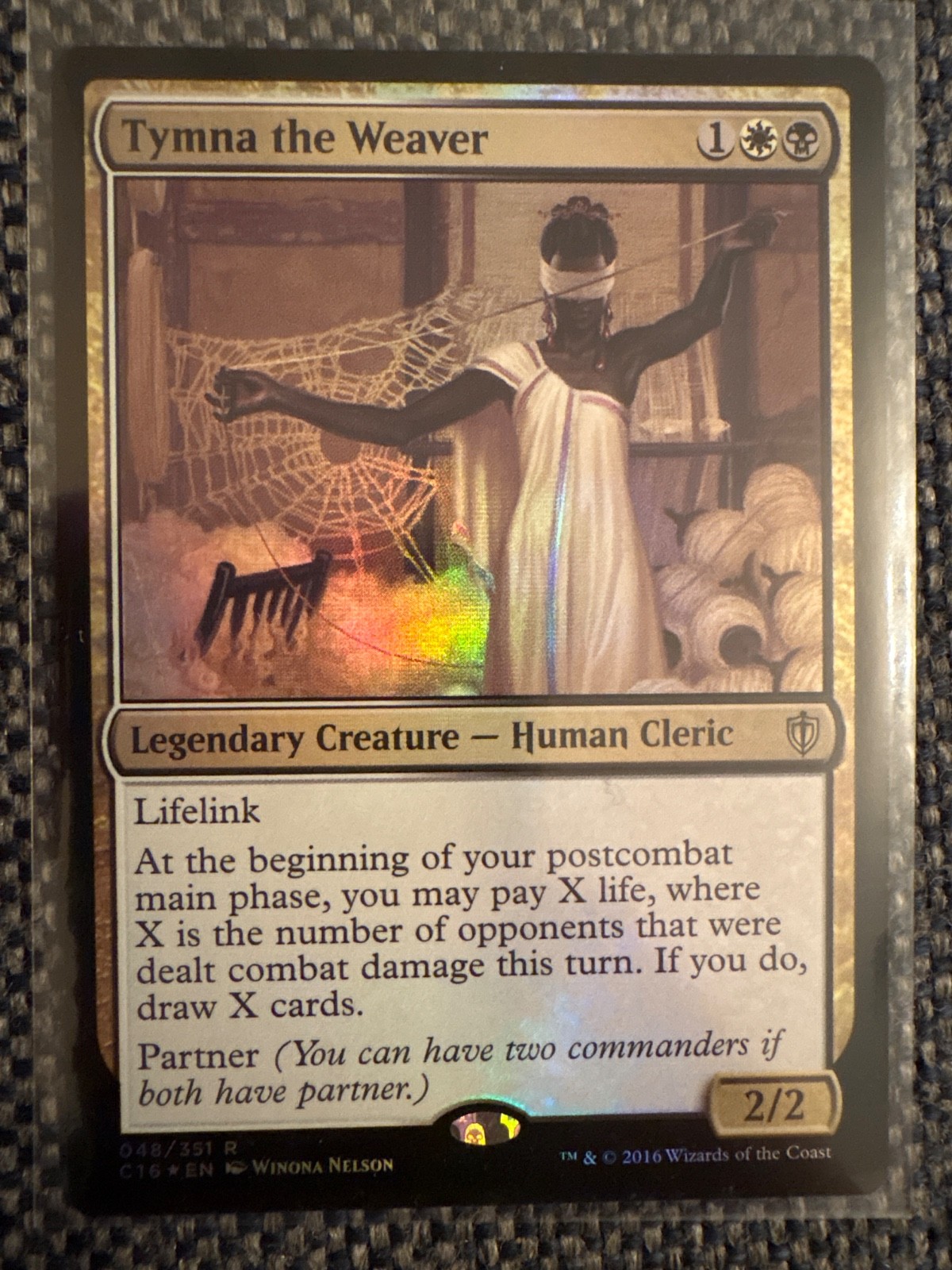 Tymna the Weaver Commander 2016 Foil