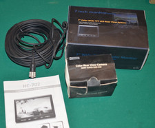 7 inch Wide TFT LCD Color Monitor and Rear View Camera Backup Camera System Ext