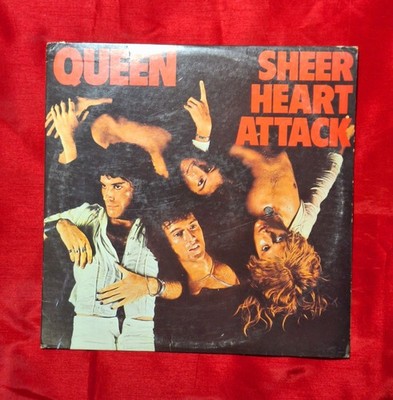 QUEEN - Sheer Heart Attack - Vinyl LP Elektra 7E-1026 - VINTAGE 1974 PLAYS GREAT