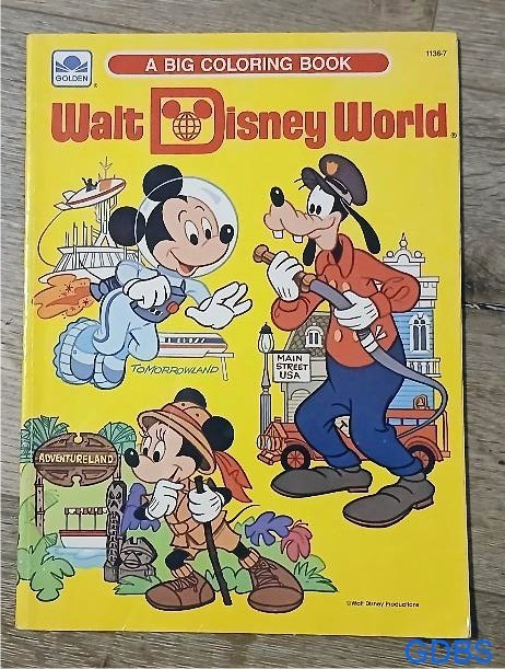 絵本・児童書 Disney World of English My Big Book Walt Disney World - A Big Coloring Book - 1983 - WDP | eBay