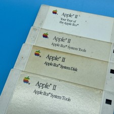 80s Apple II Iigs System Disks Lot Of 4 Untested VTG PC