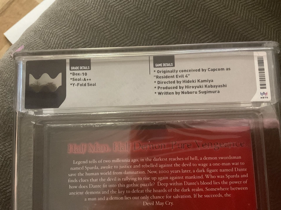 WATA 10 Devil May Cry PS2 (Sony PlayStation 2, 2002) - Image 3 of 4