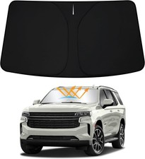 Front Windshield Sun Shade for 2021 2022 2023 2024 2025 Silver Black Shade