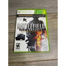 Battlefield Bad Company 2 Ultimate Edition Xbox 360 Case and Manual Only No Disc