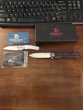 Dream Tech Spider-Man Micarta Handle 14C28N Blade 3896MR New With Box