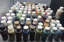 Large Lot Of 91 ~ 2 Oz Acrylic Paint Various Brands And Colors Some New.