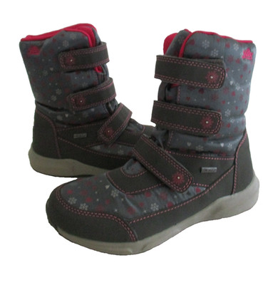 Lico Mädchen Winterstiefel, gefüttert Gr 35 Klettverschluss N468