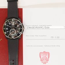 Cartier WSCA0006 Calibre de Cartier Diver Carbon 42mm Stainless Steel