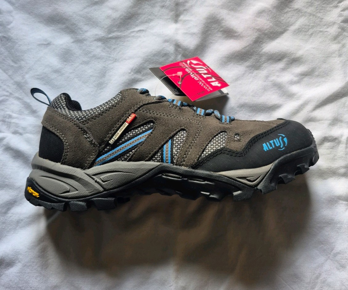 Calzado Altus High Tech Calzado Lassen gris/azul para hombre, talla 4,5 del Reino Unido