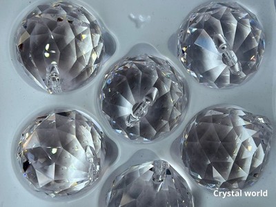 40pcs Asfour Crystal 20mm Suncatcher Prisms Chandelier Lamp Decoration Drop Ball