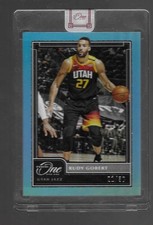 RUDY GOBERT 2020-21 PANINI ONE AND ONE BLUE CARD #93  /30